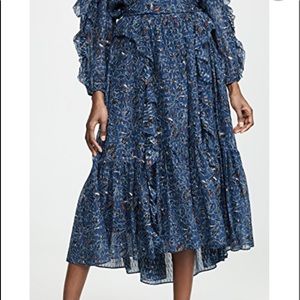 Ulla Johnson Fae Skirt in Blue